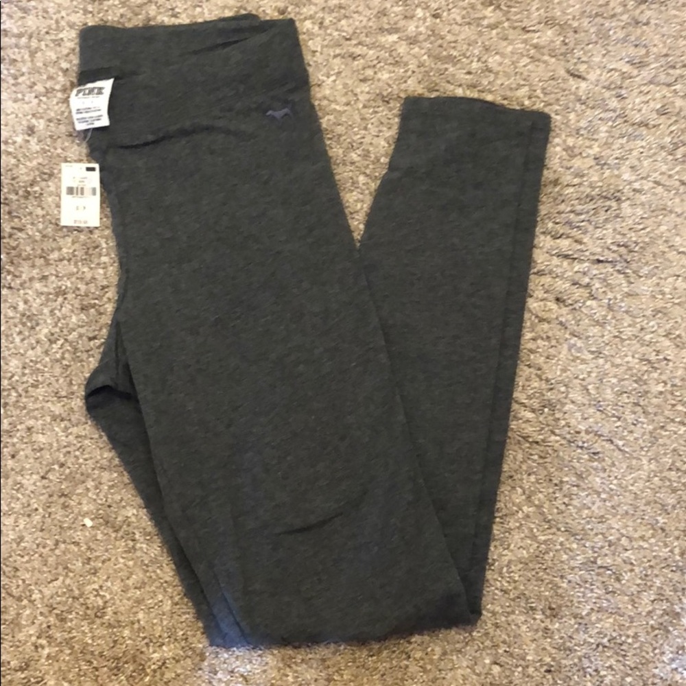 PINK gray leggings